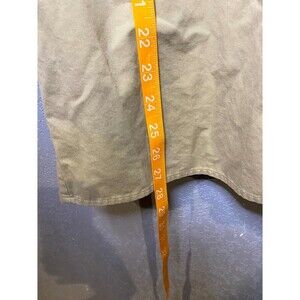 MEN'S OAKLEY KHAKI SHORT SLEEVE COLLAR BUTTON CUSTOM FIT SHIRT SZ M